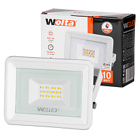 Прожектор светодиодный WFL-10W/06W белый корпус 5500К 10Вт  IP65 холодный свет