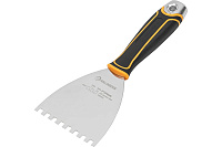 Шпатель зубчатый Greyhoun 100мм Rollingdog 50642