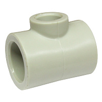 Тройник редуцированный  40*32*40 полипропилен FV-plast 212040032