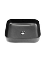 Раковина накладная K-M6509B матовый 500*400*130мм черный HOLLER 322549