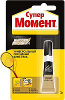Клей Супер Момент секундный высокопрочный 1765968 (0.03кг)