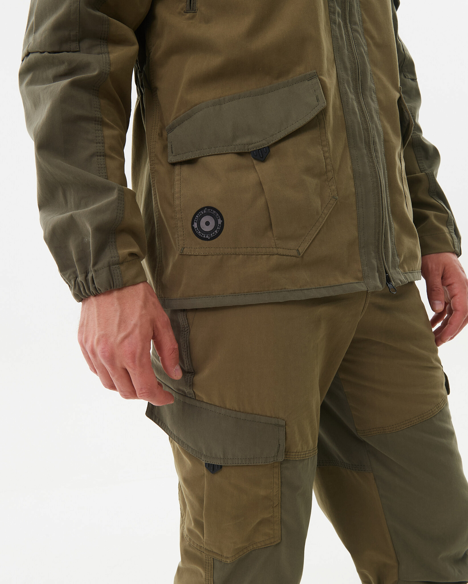 Костюм летний Горка-Люкс р.52/54-170/176см ткань Ravena Peach Wash HUNTSMAN цвет Хаки доставка Нижний Новгород 4 Костюм летний Горка-Люкс р.52/54-170/176см ткань Ravena Peach Wash HUNTSMAN цвет Хаки купить 4