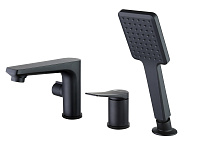 Смеситель для ванны Lemark Bronx LM3745BL черный