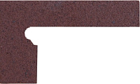 Плинтус угловой ZANQUIN R FIORENTINO ONIX левый 40*25см Gresan