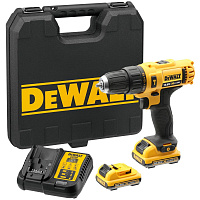Дрель-шуруповерт аккумуляторная DeWalt DCD 716D2-B5 ударная кейс 12В 28Нм 2акк*2.0а/ч+з/у MV