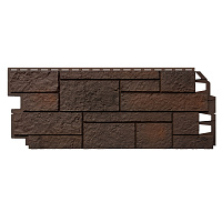 Сайдинг цокольный Solid SANDSTONE Dark brown VOX