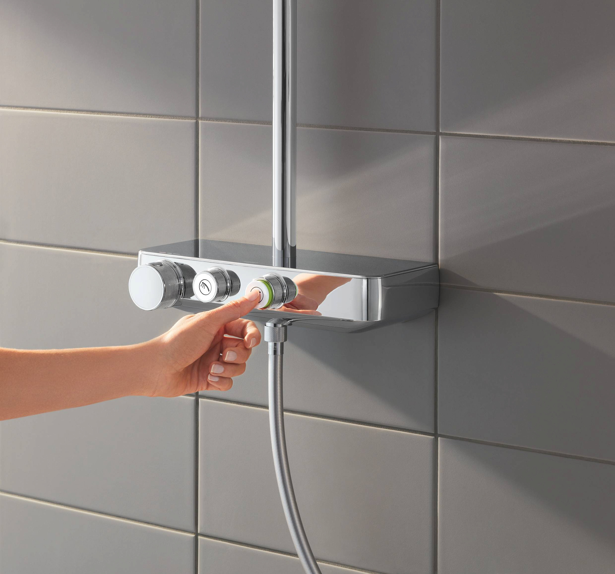 Система душевая Euphoria SmartControl 260 MONO с термостатическим смесителем цвет хром, GROHE 26509000 купить 4