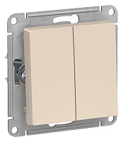 Выключатель Atlas Design ATN000251 2кл сх5 бежевый