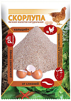 Удобрение комплексное Скорлупа яичная молотая 1500г Ваше хозяйство