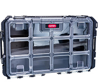 Ящик-органайзер пластиковый Keter GEAR ORGANIZER 560*345*128мм (22) 7 ячеек 38374