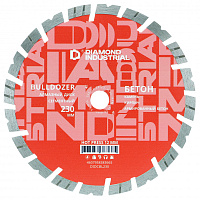 Алмазный диск Diamond Industria ф230*22*2.2 H-12мм Bulldozer бетон, кирпич,камень сегментный Hot Press (DIDCBL230)
