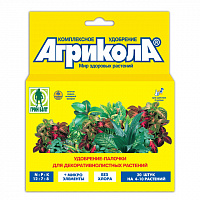 Удобрение Агрикола палочки (20шт) для декоративнолистных