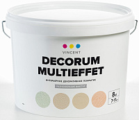 Интерьерное декоративное покрытие Vincent Decorum Multieffet 8 кг