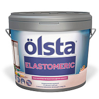 Краска фасадная Elastomeric, база А Olsta OFLA-27 (2.7л)