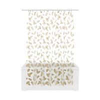 Шторка для ванной комнаты FORA PEVA "BOTANICA GOLD" 200*180см FOR-PV02