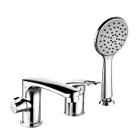 Смеситель для ванны встраиваемый Luna Lemark LM4147C хром