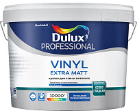 Краска Dulux Professional Vinyl Extra Matt 5685106 глубокоматовая белая база BW (9л)