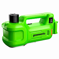 Домкрат гидравлический аккумуляторный Greenworks G24JACK 24В г/п- 3 т без акк и з/у(тушка) (3401407)3
