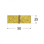 Петля строительная DMX 50*25мм