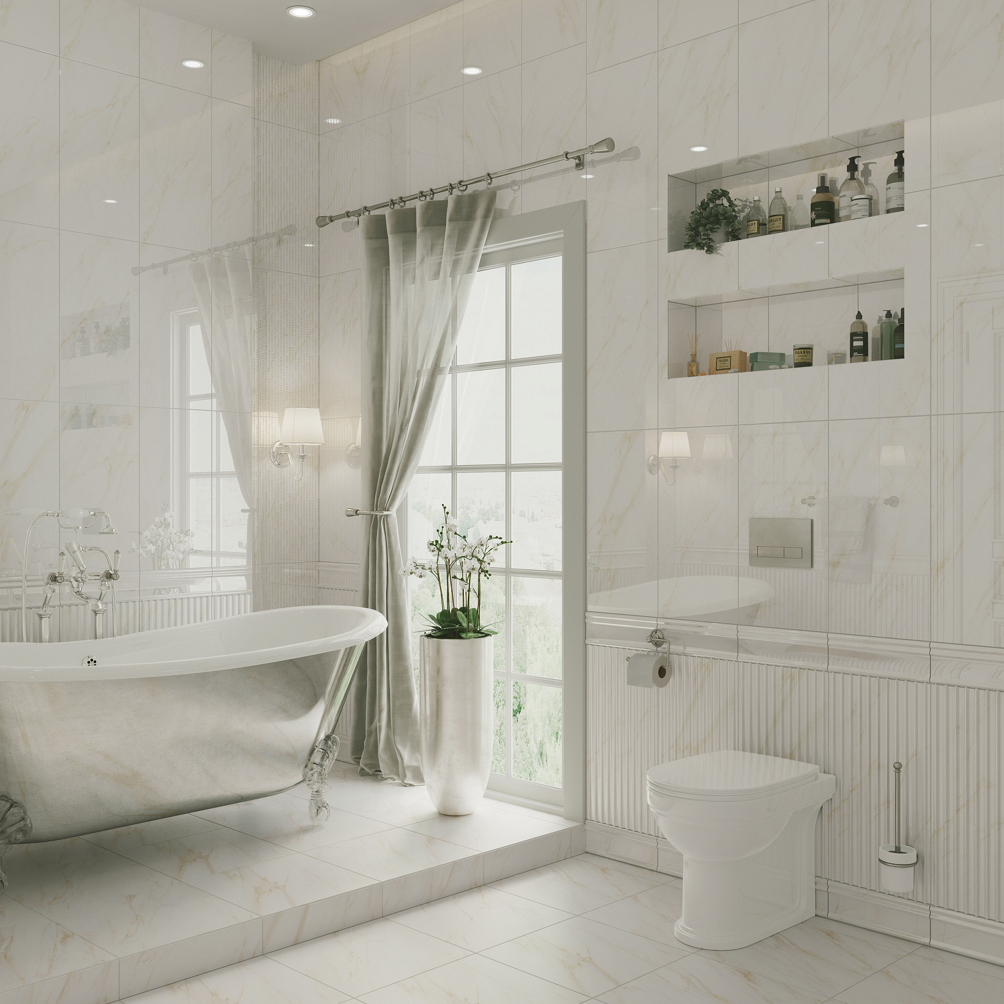 Плитка настенная Луизиана 30*60см светлая Axima Ceramica доставка Нижний Новгород 2 Плитка настенная Луизиана 30*60см светлая Axima Ceramica купить 2