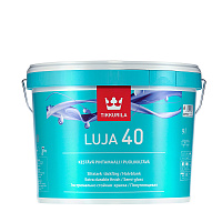 Tikkurila Luja 40 акрилат краска для кухни и ванны бесцветная 9 л