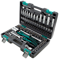 Набор инструментов STELS CrV 94предм 1/2", 1/4" CrV кейс 14118