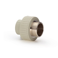 Муфта комбинированная PPR 32*1" 1/4 наружная резьба Lammin полипропиленовая серая Lm31041032032G