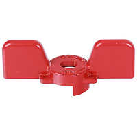Ручка-бабочка Stout для шарового крана красная 1/2"-3/4" SVB-BUT-1234-02