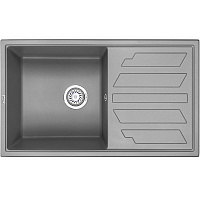 Мойка кухонная Granula GR-8601 прямоугольная 86*50см универсальное крыло алюминиум