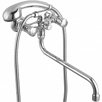 Смеситель для ванной с длинным изливом Zenta Смайл (Z0902_R)