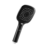 Лейка душевая 3-функциональная 110х253мм черная Lemark LM1013Black