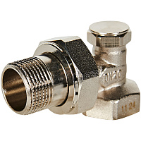 Клапан запорно- балансировочный угловой 3/4" Rommer RVL-0002-100020