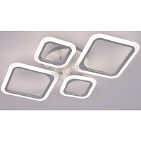 Люстра Schaffner Estero 39205-2+2 Silver LED 72W 6120LM 3000K-6000K серебряный