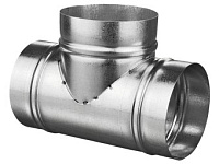 Тройник оцинкованный d100 ЭРА 100TPG