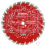 Диск алмазный  Diamond Industrial ф350x14x25,4 мм Bulldozer по бетону Hot Press 14 мм (DIDCBL350)