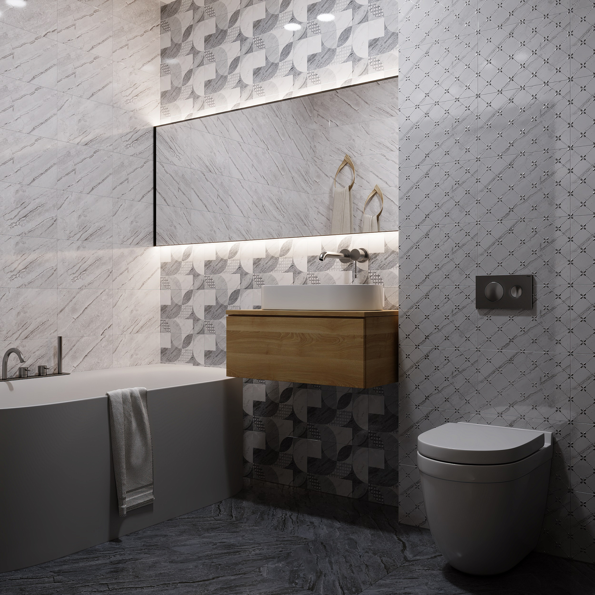 Вставка Тулуза D1 25*35см Axima Ceramica доставка Нижний Новгород 3 Вставка Тулуза D1 25*35см Axima Ceramica купить 3