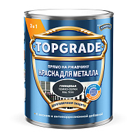 Краска для металла гладкая Topgrade by Hammerite глянцевая RAL7016 Темно-серый TopGrade 50036379 (0.75л)