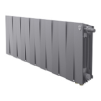 Радиатор биметаллический PianoForte 300 VDR80 14 секций Royal Thermo RTPSSVDR8030014 Silver Satin