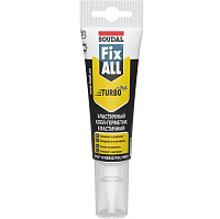Клей-герметик Soudal FIX ALL TURBO белый 134139 (0.125л)