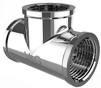 Тройник резьба внутренняя 1/2" хром V&G VG-204401