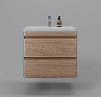 Тумба Атлантика 70 и раковина Атлантик 70 подвесная ясень перламутр Style Line СС-00002341/00002286