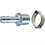 Пневматический переходник- соединитель Fubag 1/8"M на елочку d=8мм (180267 В)