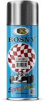 Краска аэрозольная металлик Bosny №361 Алюминий серебряный (0.52л)