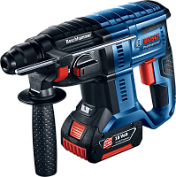 Перфоратор аккумуляторный Bosch GBH 180-LI (SDS+) 18В 3 режима 1.7Дж 1акк *4.0 а/ч+з/у (0615990L6J)