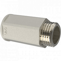 Удлинитель резьба внутренняя-наружная 1/2"*40мм, V&G VG-210206