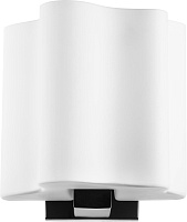 Бра NUBI 1*40W E14 черный матовый белый LightStar 802617