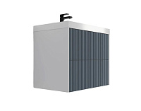 Тумба подвесная с 2 ящиками Стокгольм 70 и умывальник Classic 70 Style Line ЛС-00002312/00000722 графит софт