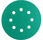 Круг шлифовальный самолип Green Film Р80 125мм 5штук ABRAFORCE 