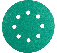 Круг шлифовальный самолип Green Film Р80 125мм 5штук ABRAFORCE 