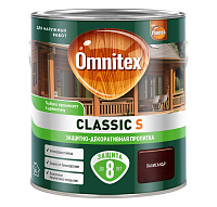 Пропитка защитно-декоративная Omnitex Classic S by Pinotex палисандр 2.5л 50037215 Пропитка защитно-декоративная Omnitex Classic S by Pinotex палисандр 2.5л 50037215